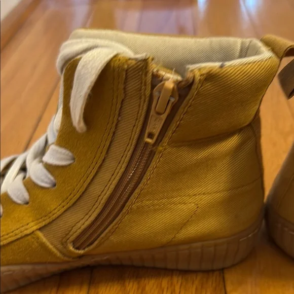 Zara Yellow High Top Sneakers - Picture 6 of 6